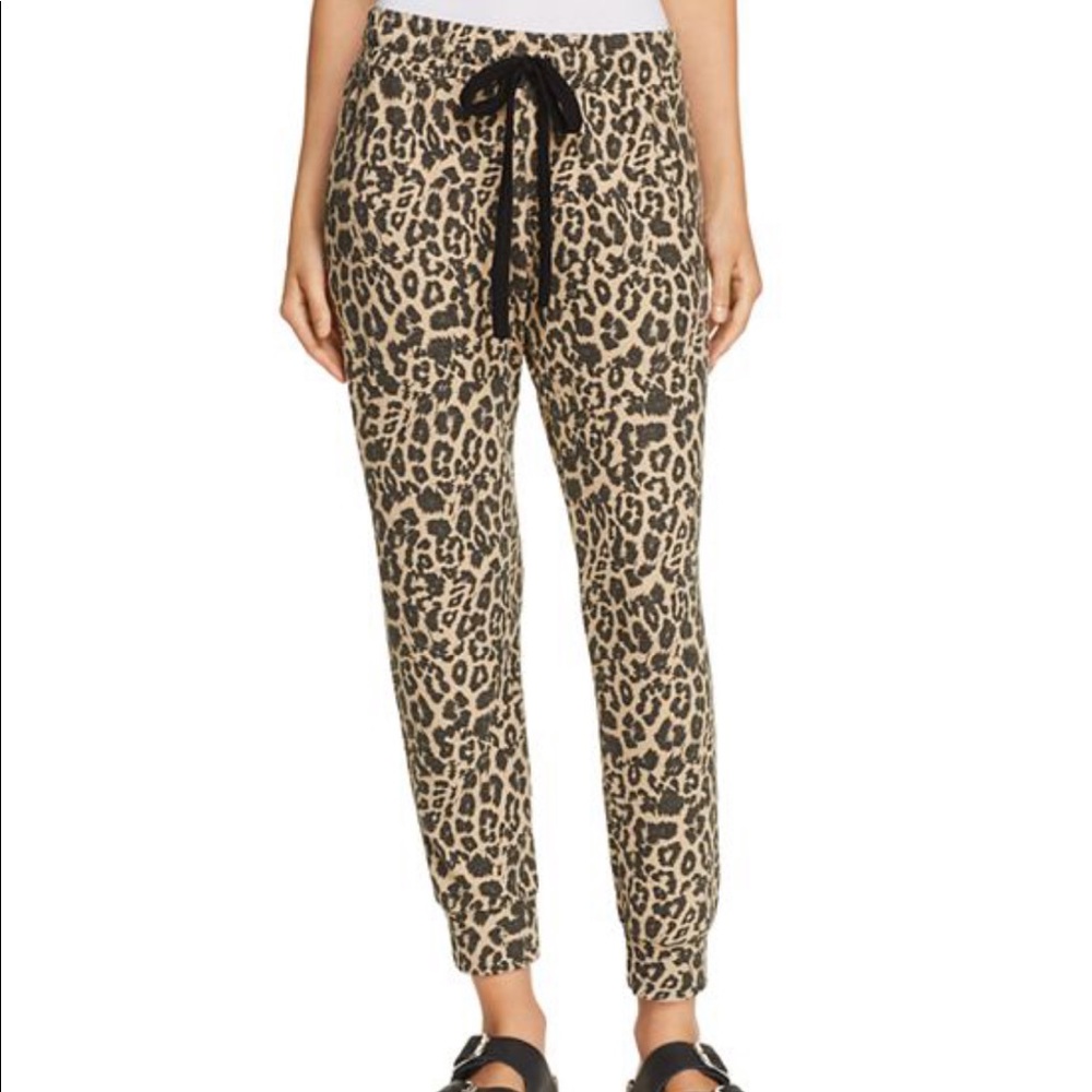 LNA brushed leopard sweats